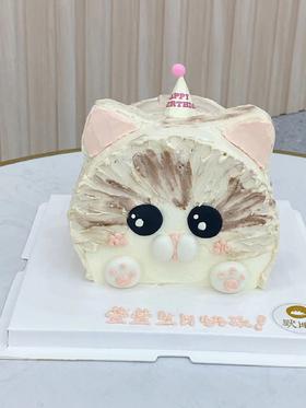 哇哦，一只可爱的猫！（异形蛋糕）