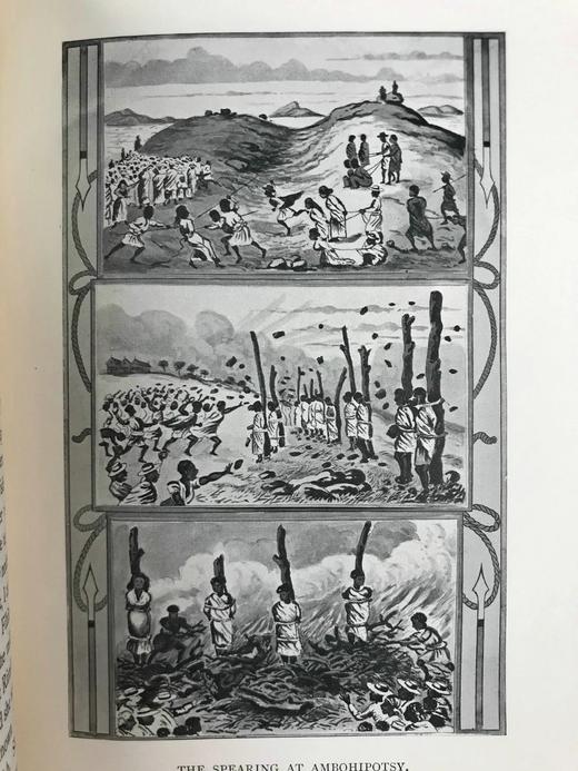 1904年 马修斯《在马达加斯加的三十年》 62幅插图 漆布精装大32开 商品图13