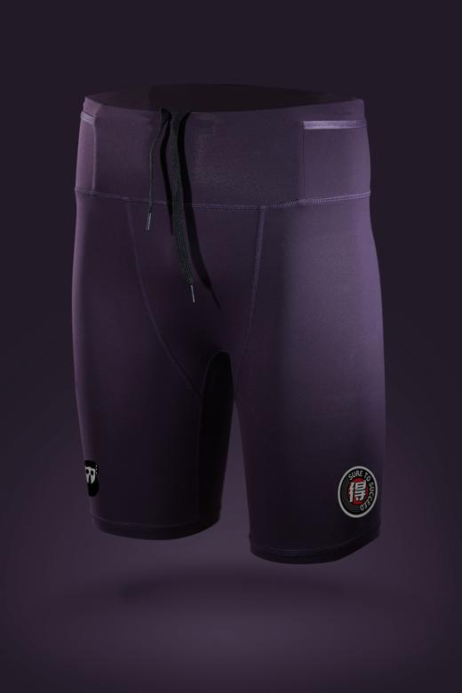 严素运动紧身短裤，一定得，弹性跑步运动紧身裤，男 / 女款，严素态度 商品图0