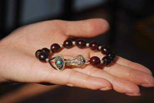 月历银｜小叶紫檀银如意 商品图4