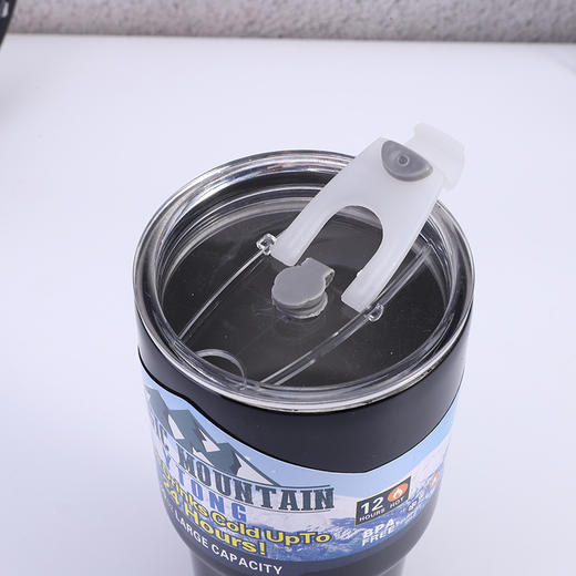 304不锈钢双层保温保冷汽车杯30OZ大容量车载啤酒冰霸杯 商品图2