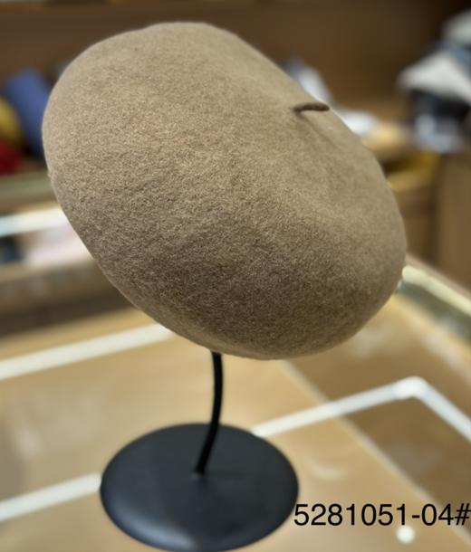 优品堂【蕾羽】羊毛可调节大小贝蕾帽 商品图7