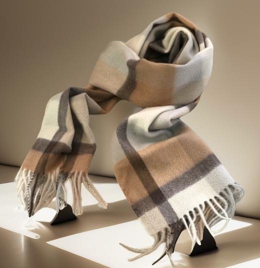 优品堂【顾盼生姿】羊绒围巾 商品图3