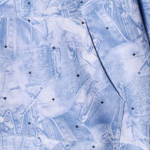 WY329秋冬季新款美式个性扎染十字钉连帽卫衣时尚百搭潮流宽松长袖 商品图3