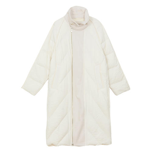 谜底立领大廓形羽绒服女2024冬款时尚气质风衣感鹅绒服244MY1459 商品图4