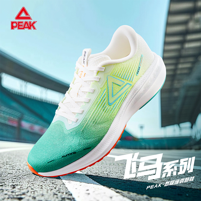 匹克态极缓震跑步男鞋超轻便专业透气训练减震运动鞋超轻体测跑鞋DH440291