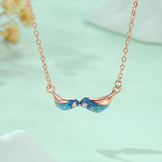 Winy925纯银小雀幸项链送女友闺蜜节日生日礼物 商品图0