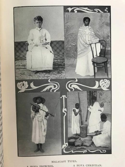 1904年 马修斯《在马达加斯加的三十年》 62幅插图 漆布精装大32开 商品图8