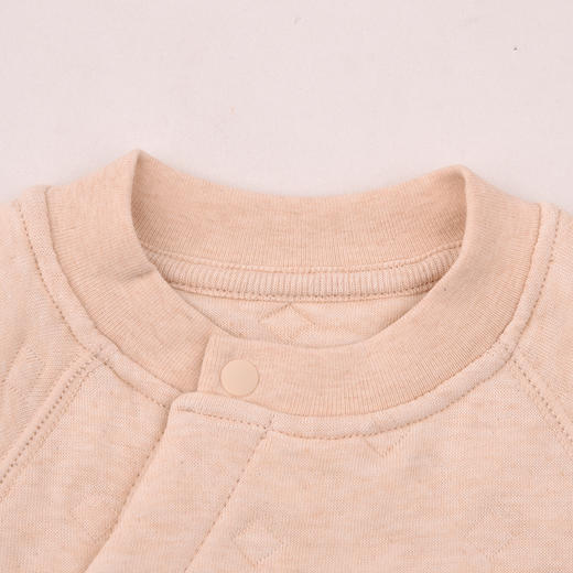 棉果果冬季新品专柜同款彩棉空气层偏襟连体衣M401720699606 商品图2