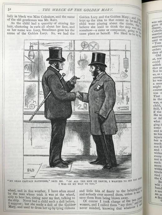 约19世纪后期 狄更斯《圣诞故事集/美国游记与意大利游记》 41幅插图 真皮精装16开 商品图11