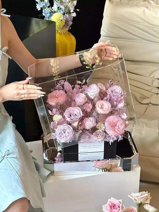 特别定制永生花温馨花园城堡生日送礼商务送花礼物 商品图8
