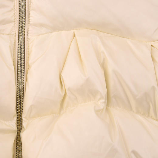 棉果果专柜同款冬季新品女童中长款米白洋气羽绒服M422102924544 商品图4