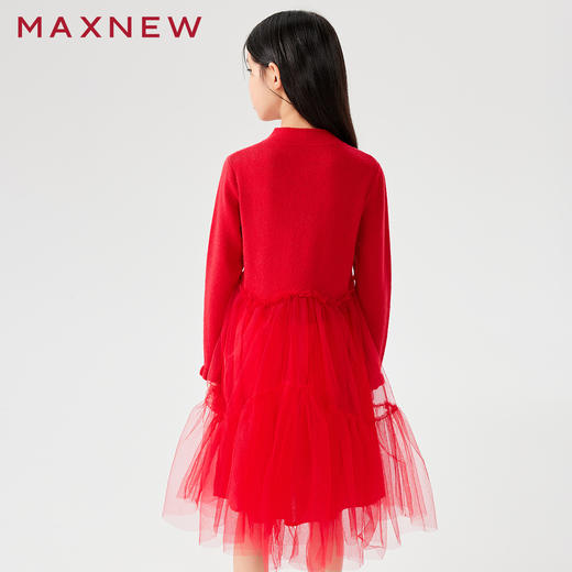 【裙装】童装盘扣网纱连衣裙1N4365301 商品图2