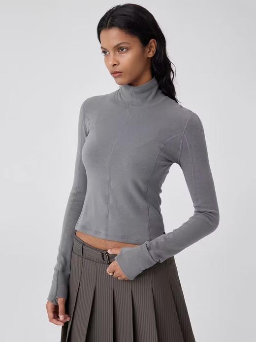 Simple Project/Y24168/女款紧身高领长袖打底 商品图3