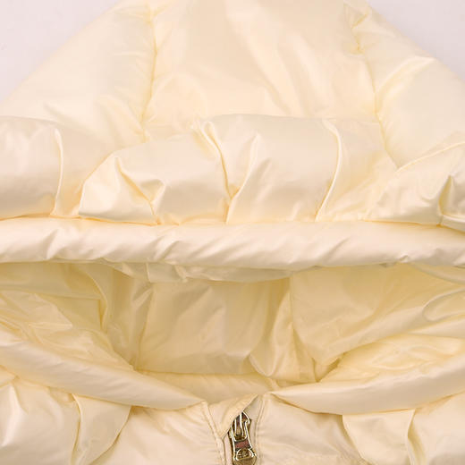 棉果果专柜同款冬季新品女童中长款米白洋气羽绒服M422102924544 商品图6