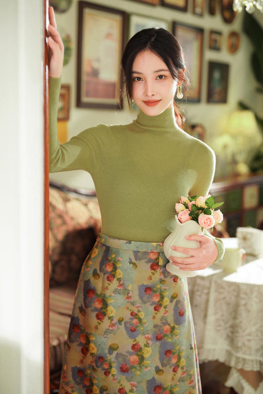 逸红颜 #明月优选#明媚『全能羊毛打底王-高领』[299/1件,499/2件] 100%高支澳洲棉羊毛,可机洗,细腻亲肤,秋冬全能打底衫 商品图2