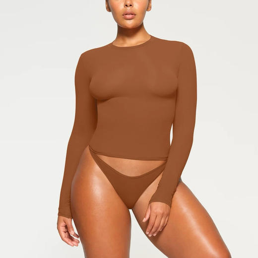 【3月24日 下午18:00 秒杀】fits加一个短袖卡棉上衣  fits 柔软 无敌薄款 高密 包裹性长袖 T恤 商品图13