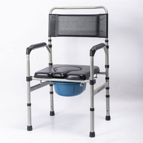 适老产品/（高碳钢坐便椅） 配:球拍软皮坐板