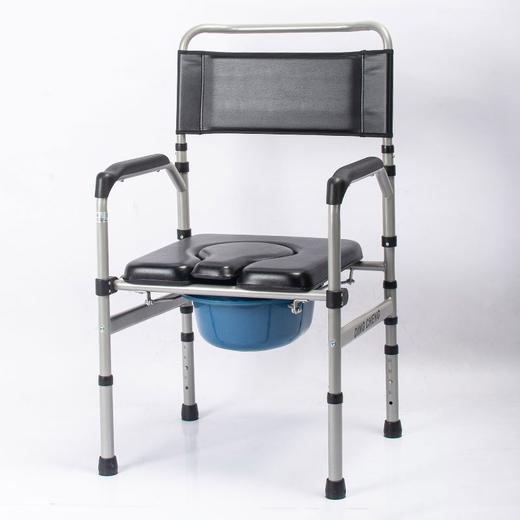 适老产品/（高碳钢坐便椅） 配:球拍软皮坐板 商品图0