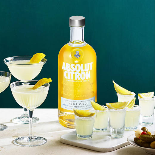 绝对（Absolut）伏特加 洋酒 40度 柠檬味 700ml 商品图0