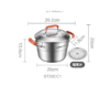 SUPOR苏泊尔不锈钢多用汤锅·苏泊尔极光系列ST20CC1   20CM 商品缩略图2