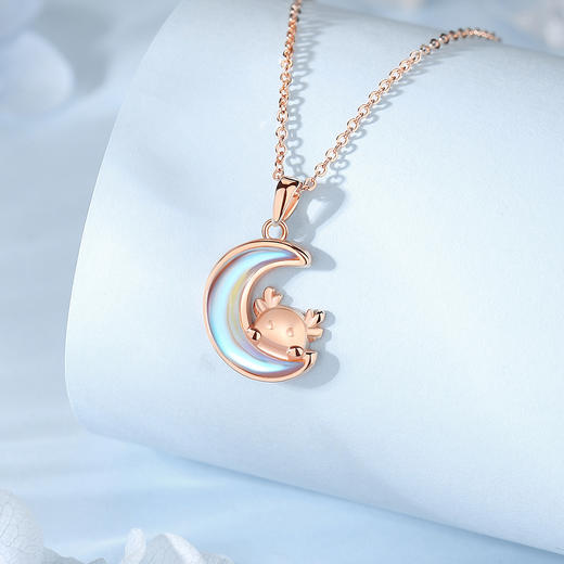 Winy925纯银遇见小鹿项链送女友闺蜜节日生日礼物 商品图1