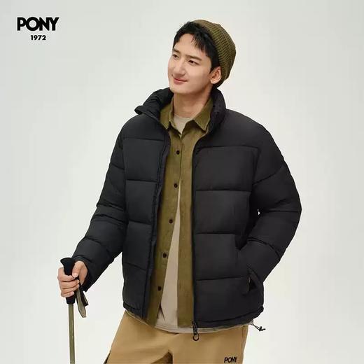 4.9折【自营】pony/波尼  波尼1972棉服衣2024冬装男子保暖外套 244M2NC01BK 商品图1