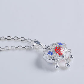 【宏艺珠宝】吉祥福瑞·足银锁