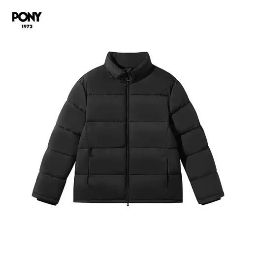 4.9折【自营】pony/波尼  波尼1972棉服衣2024冬装男子保暖外套 244M2NC01BK 商品图4