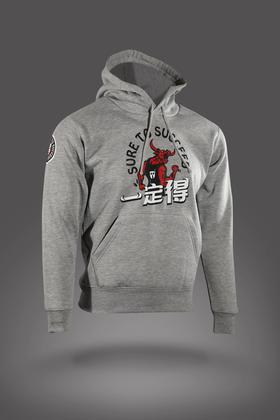 严素 一定得 纯棉套头帽衫  男女通款 严素态度 帽衫卫衣 加厚绒里