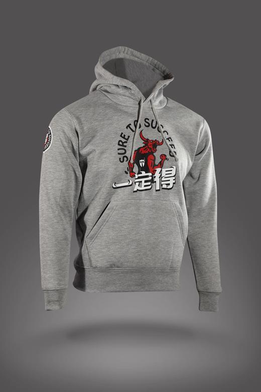 严素 一定得 纯棉套头帽衫  男女通款 严素态度 帽衫卫衣 加厚绒里 商品图0