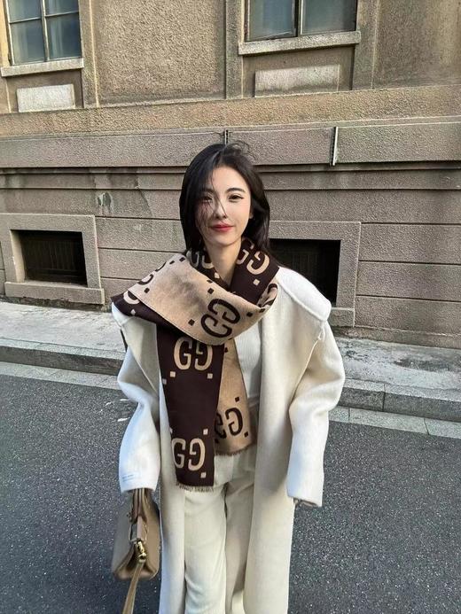 古驰羊毛提花*大G围巾（CB） 商品图1