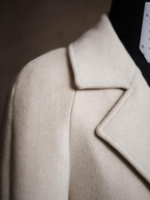 Le Palais 20%羊绒35%蚕丝45%美丽诺羊毛800克插肩袖候场大衣 商品图1