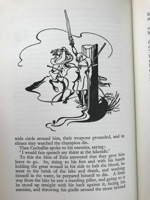 1960年 爱尔兰萨迦与民间故事集 数十幅插图 精装大32开 商品图13