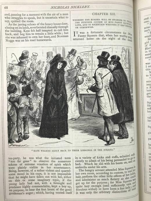 约19世纪后期 狄更斯《尼古拉斯·尼克贝》 59幅插图 真皮精装16开 商品图12