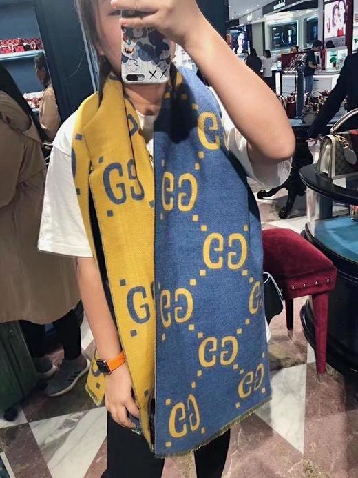 古驰羊毛提花*大G围巾（CB） 商品图13