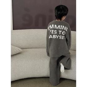 年货节！2024秋冬新款男女童珊瑚绒家居服套装 熊猫圆圆儿童保暖睡衣