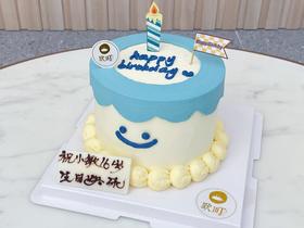 清新脱俗浅蓝ins蜡烛造型