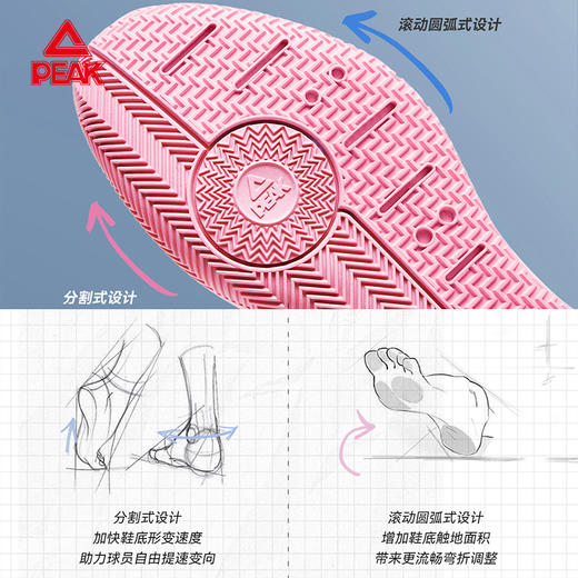 匹克态极游侠2.0篮球鞋比赛鞋男鞋秋季新款低帮实战球鞋官方专业运动鞋DA440311 商品图3