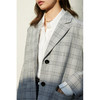 HeyDress法式格纹西装女春秋宽松显瘦休闲通勤平驳领外套上衣 商品缩略图1
