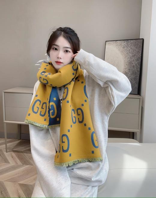 古驰羊毛提花*大G围巾（CB） 商品图12