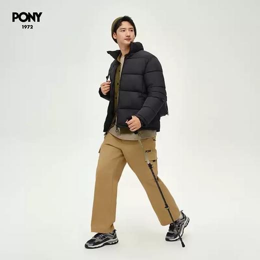 4.9折【自营】pony/波尼  波尼1972棉服衣2024冬装男子保暖外套 244M2NC01BK 商品图2