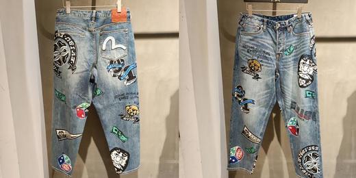 EVISU 男 牛仔裤 2ESHTM4JE1091RXINDM 商品图0