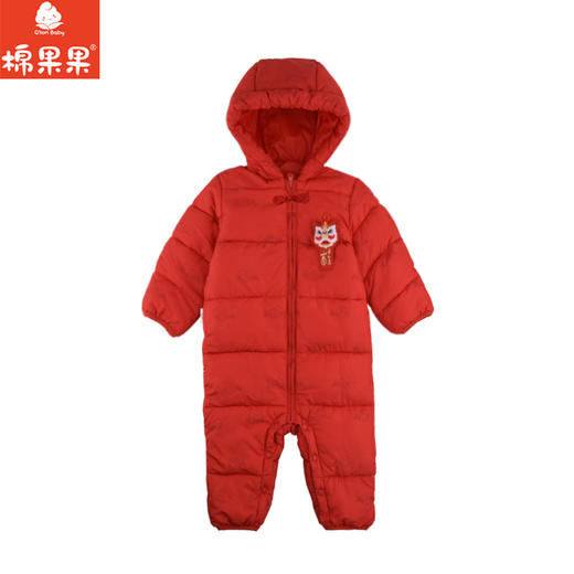棉果果专柜同款冬季新品男童女童中国风羽绒连体衣M502722924667 商品图1
