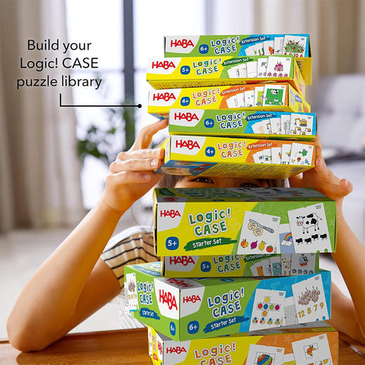 德国 HABA 逻辑游戏-拓展卡牌 题卡补充包 不含底座 4岁 【动物】主题 -306122 商品图4