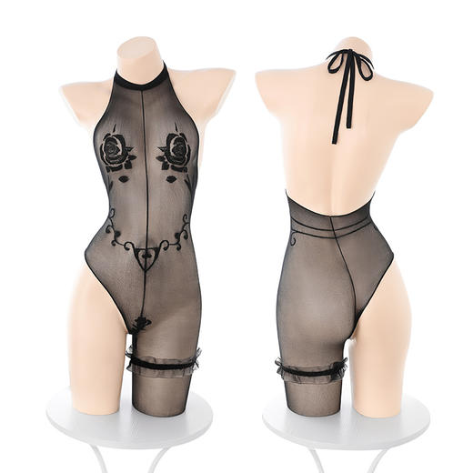 霏慕荆棘玫瑰女团阿狸连身丝袜7454夫妻房事调情情趣内衣成人情趣用品 双生荆棘玫瑰 商品图14