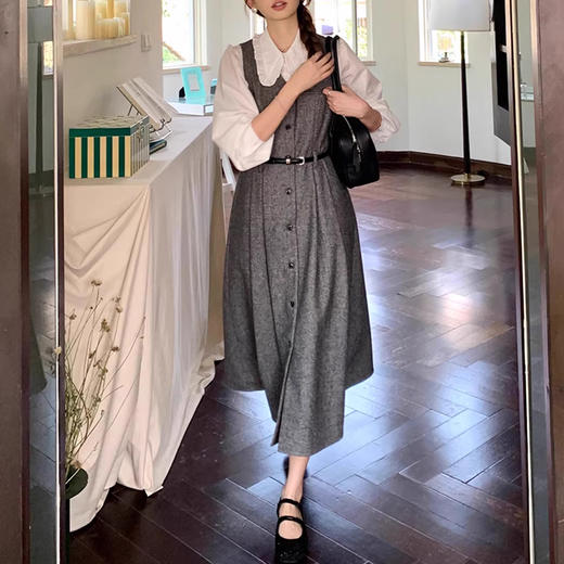 裁缝学苑AS362高级感V领背心连衣裙纸样马甲裙女装叠穿显瘦中长款打版裁剪样板 商品图2