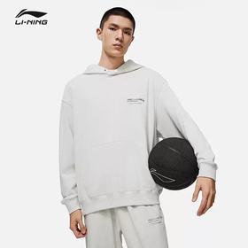 3折【自营】LI-NING/李宁2  卫衣男士韦德2024新款套头衫长袖连帽上衣秋冬针织 AWDU013-2