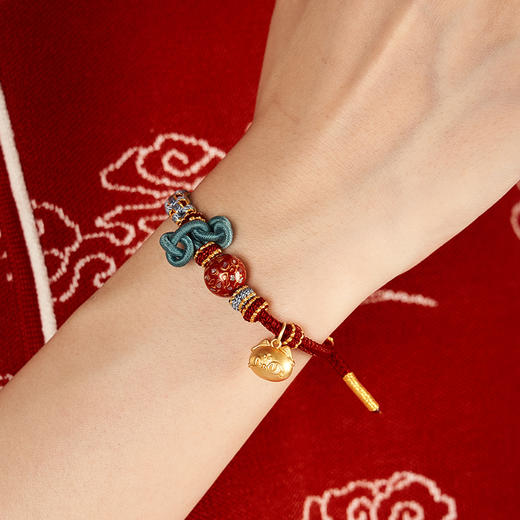 大英博物馆 盖亚·安德森猫和她的朋友们系列 花嫁系列 文昌结手绳 商品图1