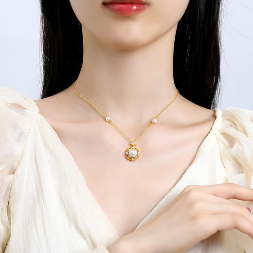 Winy925纯银沉鱼落雁项链送女友闺蜜节日生日礼物 商品图1